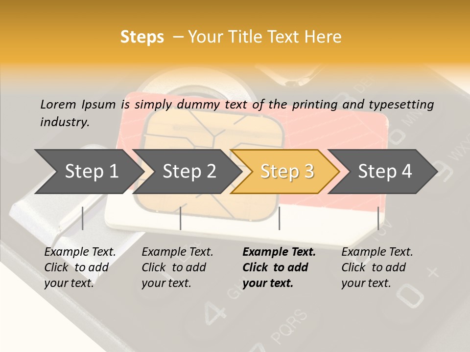 Card Data Detail PowerPoint Template
