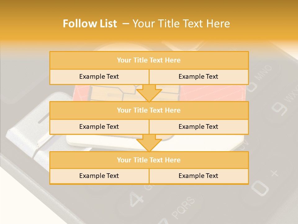 Card Data Detail PowerPoint Template