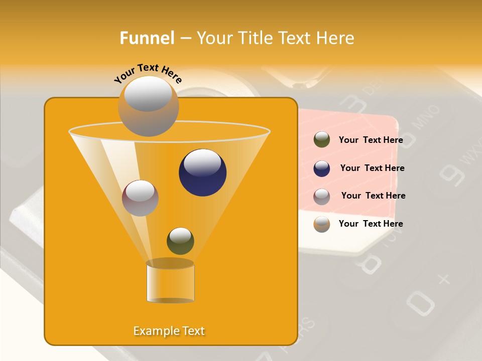 Card Data Detail PowerPoint Template