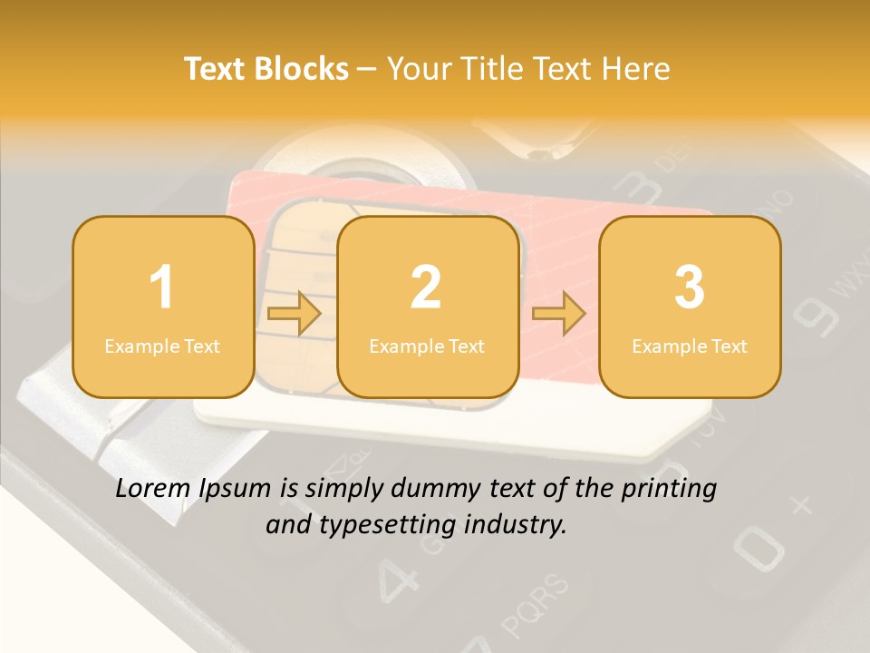 Card Data Detail PowerPoint Template