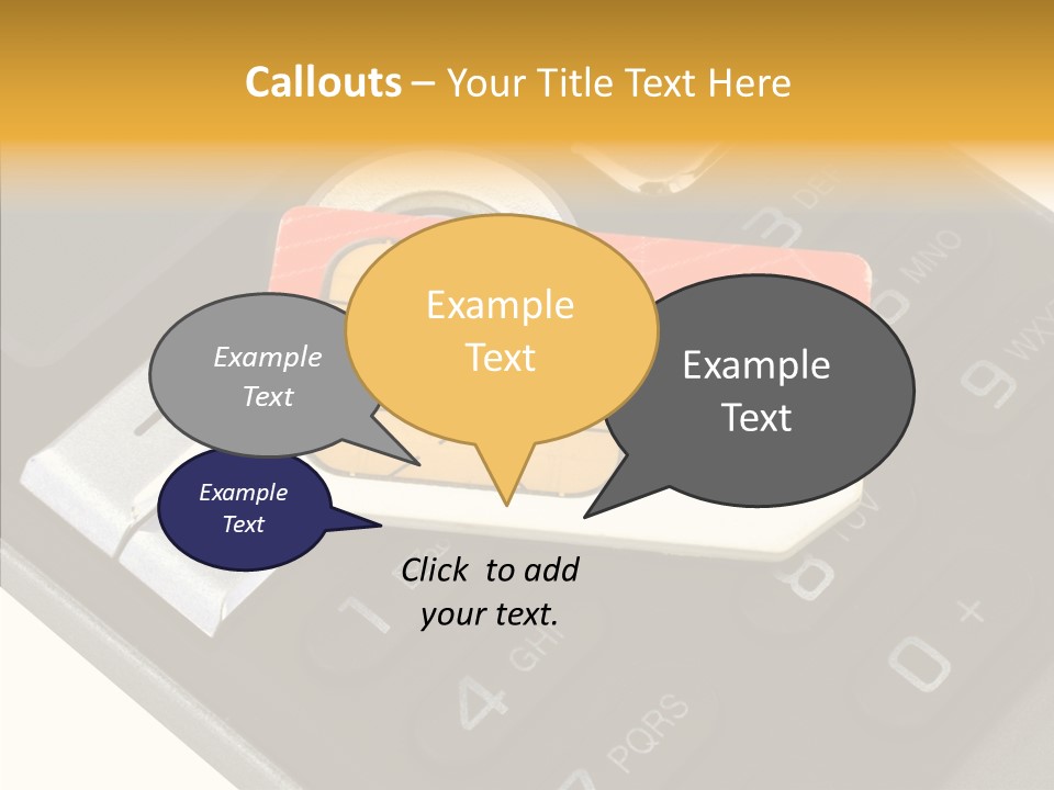 Card Data Detail PowerPoint Template