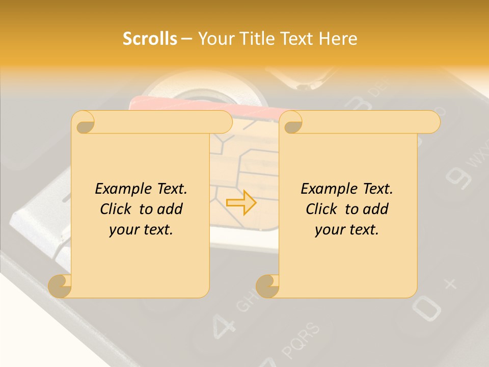 Card Data Detail PowerPoint Template