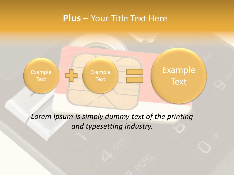 Card Data Detail PowerPoint Template