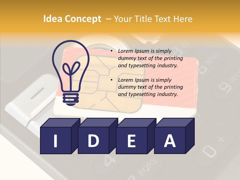 Card Data Detail PowerPoint Template