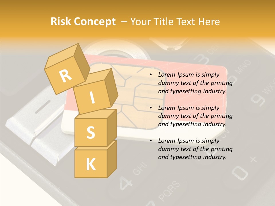 Card Data Detail PowerPoint Template