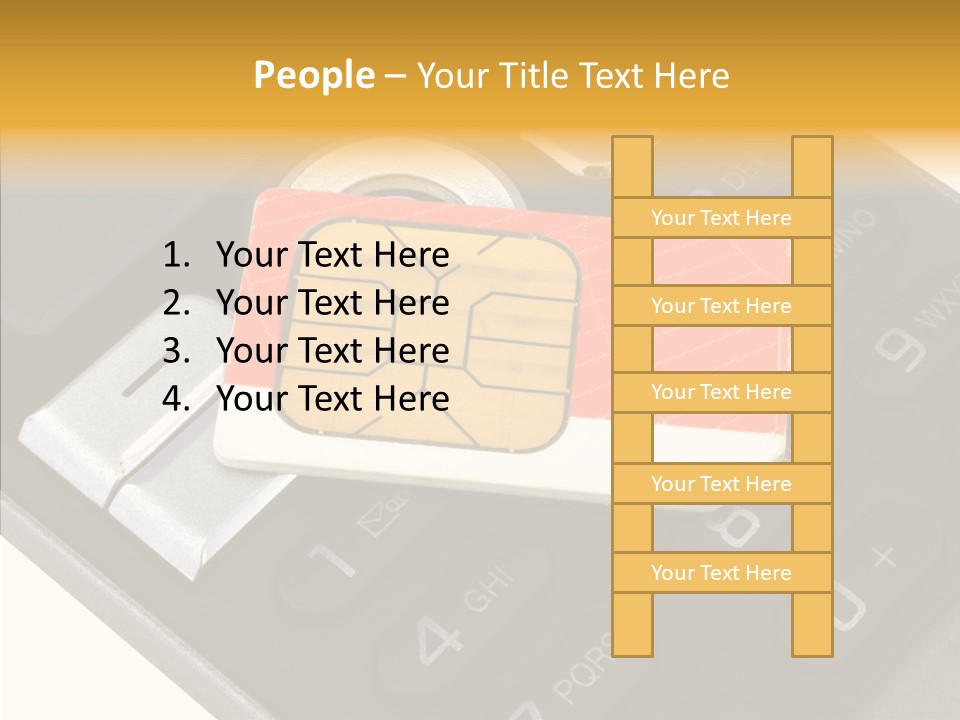 Card Data Detail PowerPoint Template