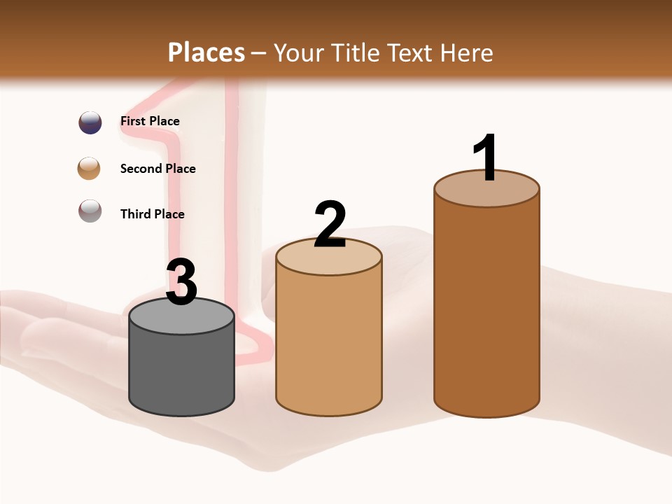 One Hand Celebrate PowerPoint Template