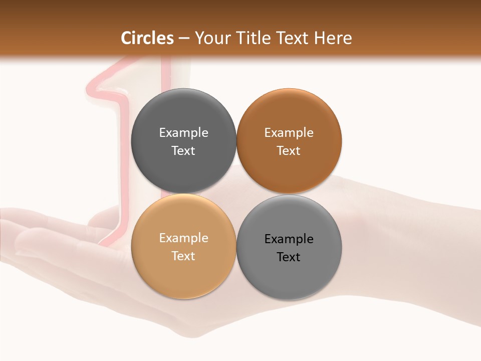 One Hand Celebrate PowerPoint Template