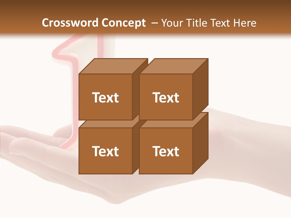 One Hand Celebrate PowerPoint Template