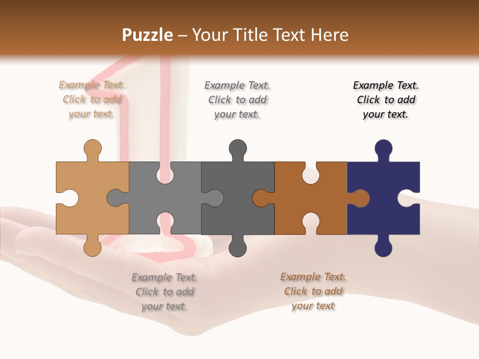 One Hand Celebrate PowerPoint Template