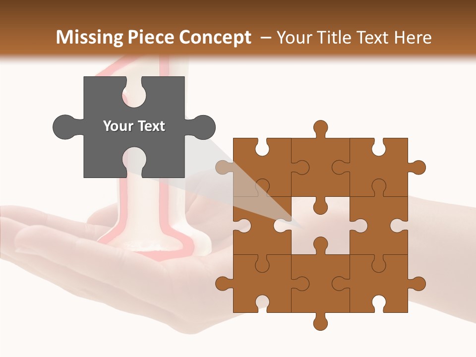 One Hand Celebrate PowerPoint Template