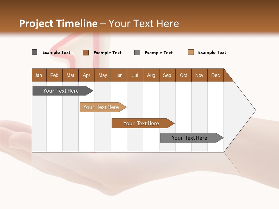 One Hand Celebrate PowerPoint Template