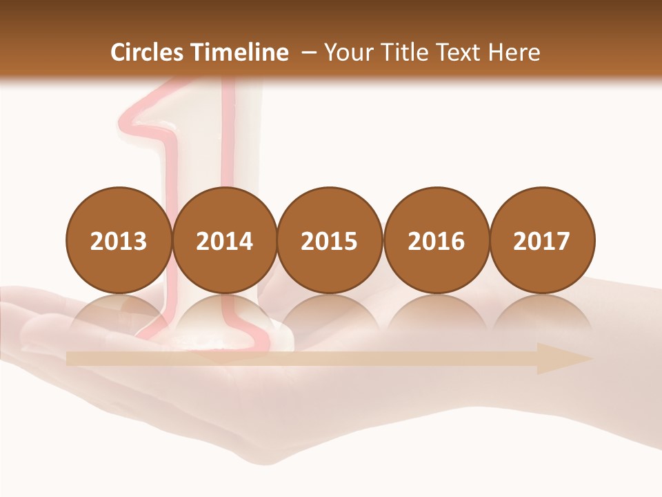 One Hand Celebrate PowerPoint Template