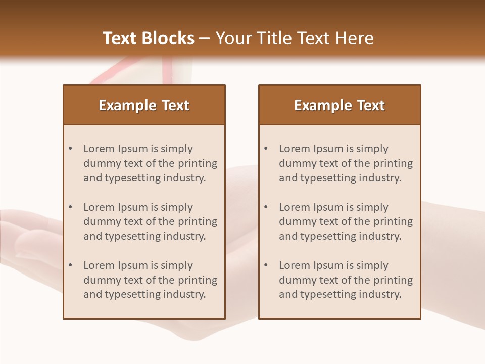 One Hand Celebrate PowerPoint Template