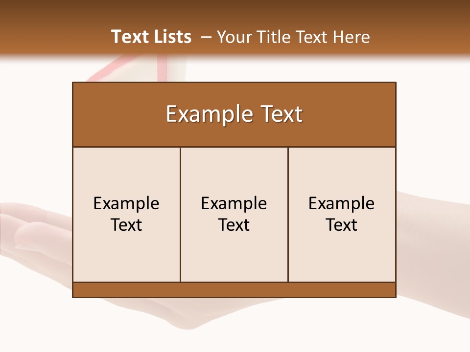 One Hand Celebrate PowerPoint Template