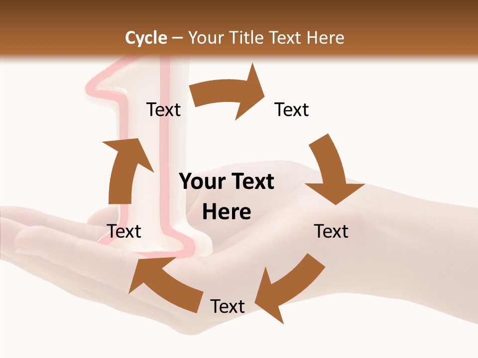 One Hand Celebrate PowerPoint Template