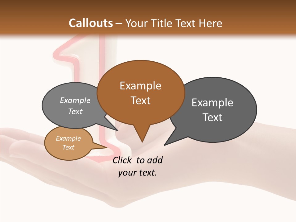 One Hand Celebrate PowerPoint Template