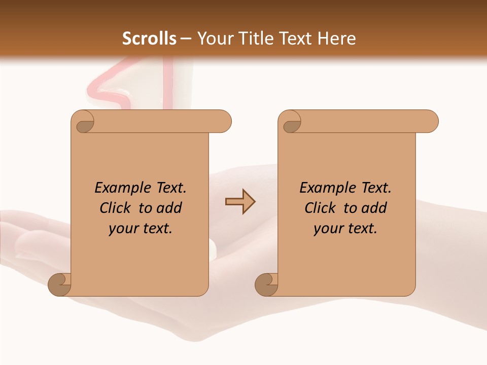One Hand Celebrate PowerPoint Template