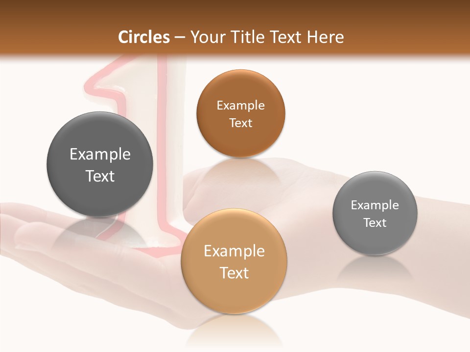 One Hand Celebrate PowerPoint Template