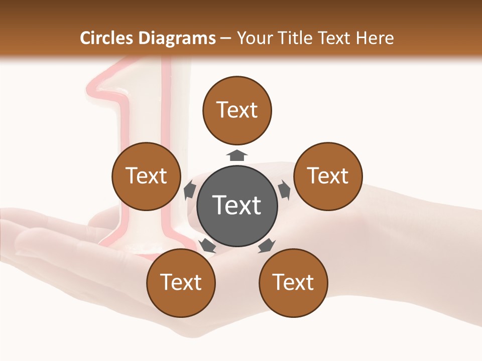 One Hand Celebrate PowerPoint Template