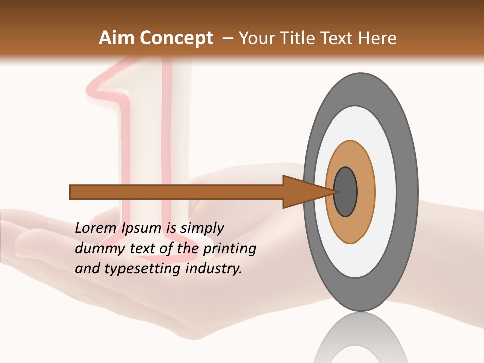 One Hand Celebrate PowerPoint Template