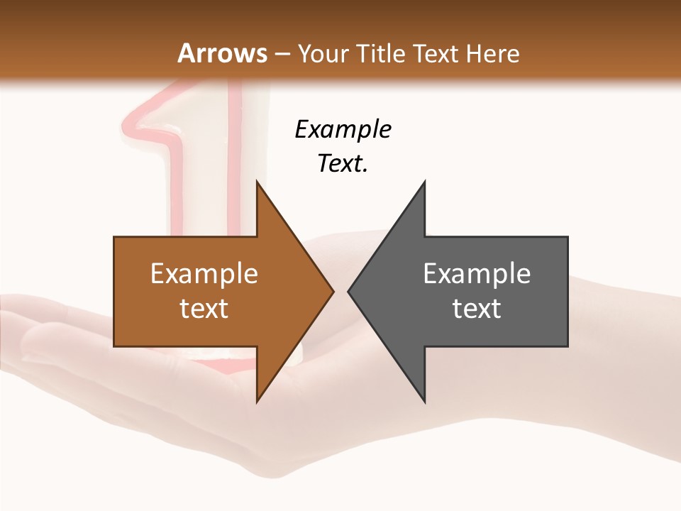 One Hand Celebrate PowerPoint Template
