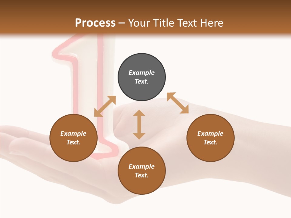 One Hand Celebrate PowerPoint Template