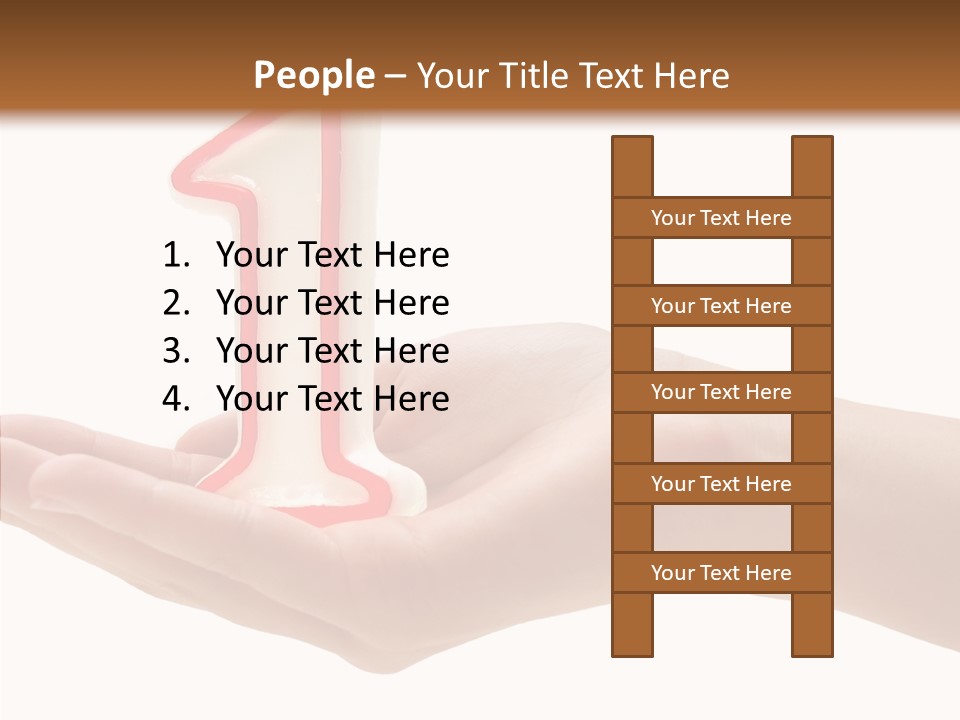 One Hand Celebrate PowerPoint Template