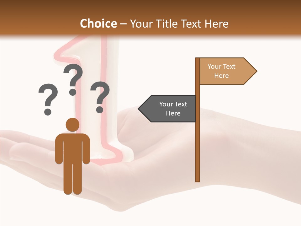 One Hand Celebrate PowerPoint Template