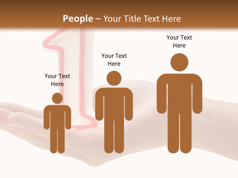 One Hand Celebrate PowerPoint Template