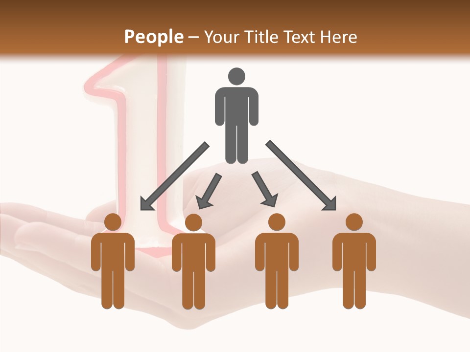 One Hand Celebrate PowerPoint Template