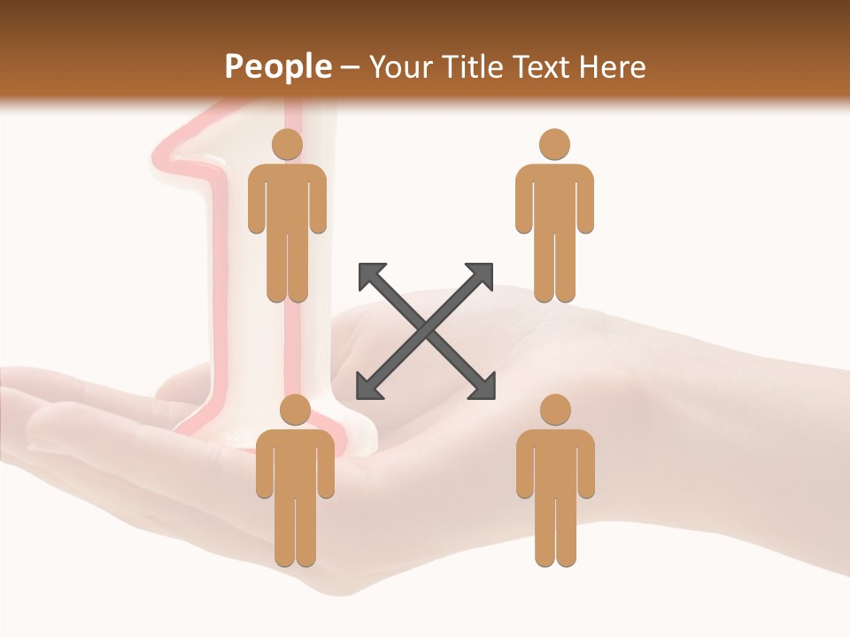 One Hand Celebrate PowerPoint Template