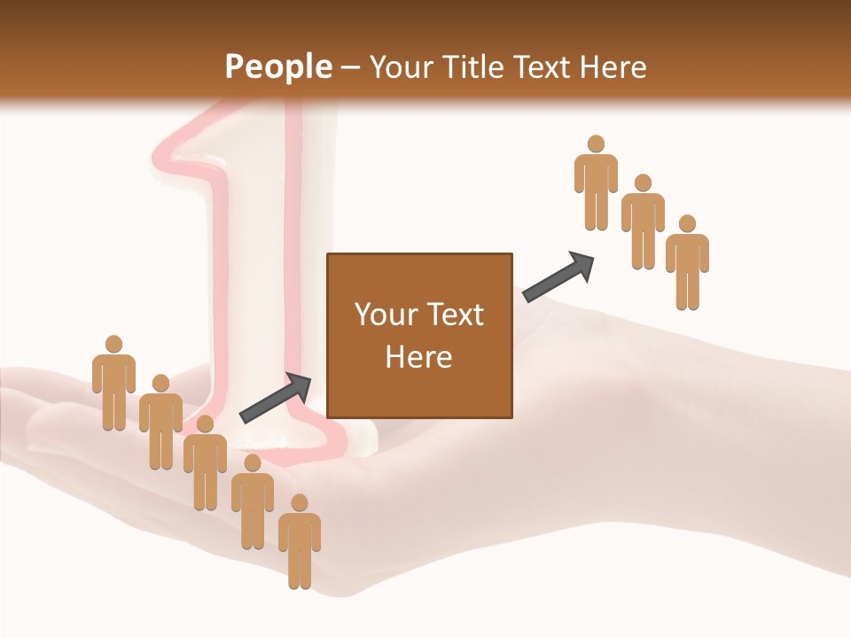 One Hand Celebrate PowerPoint Template