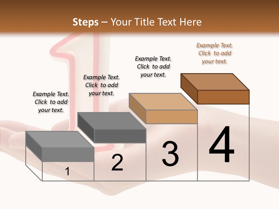 One Hand Celebrate PowerPoint Template