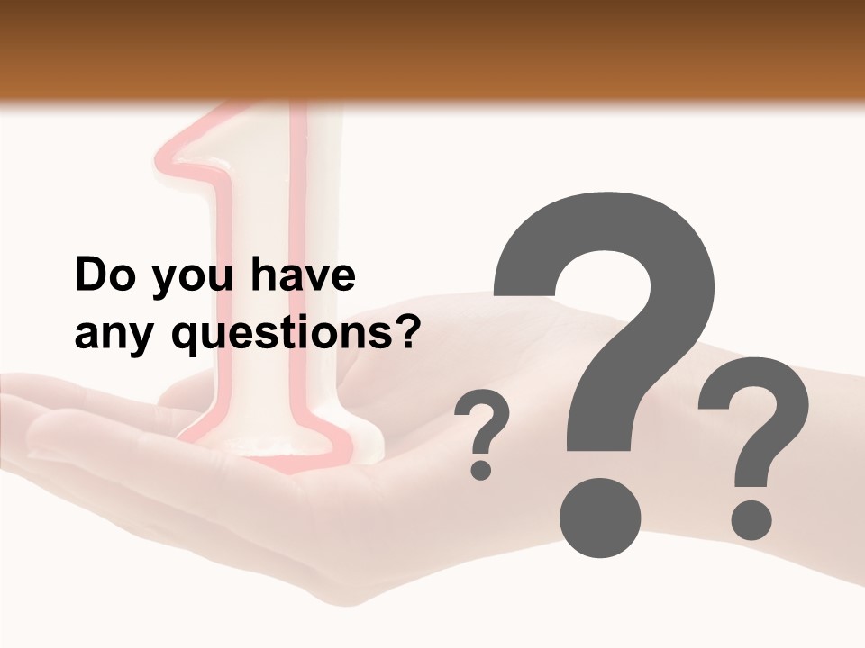 One Hand Celebrate PowerPoint Template