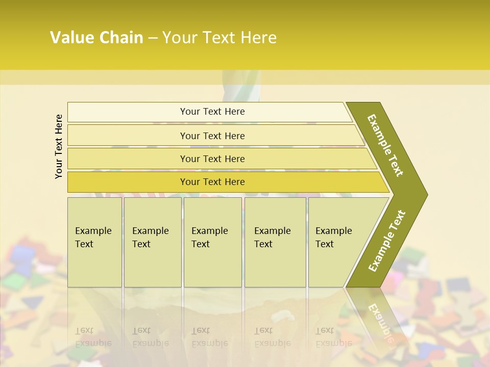 Confetti Candle Food PowerPoint Template