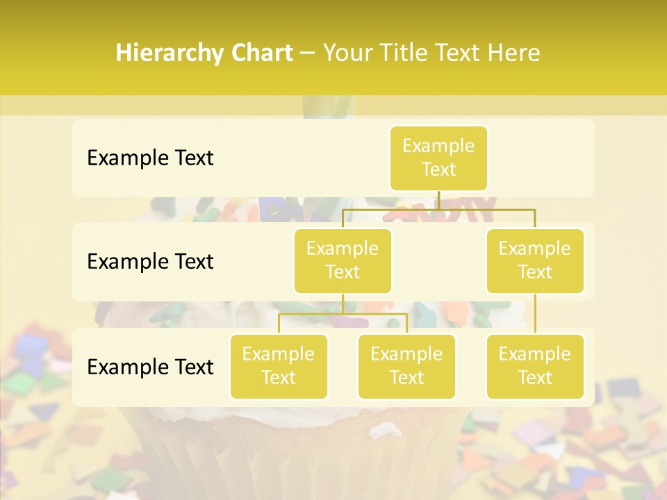 Confetti Candle Food PowerPoint Template