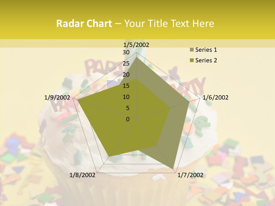 Confetti Candle Food PowerPoint Template