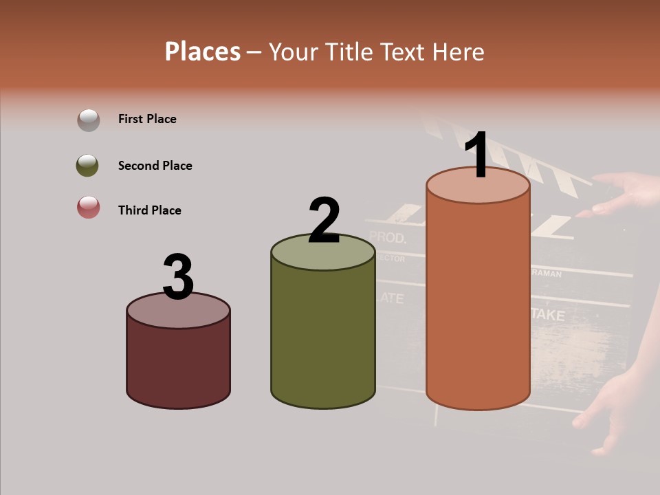 Black Director Actor PowerPoint Template