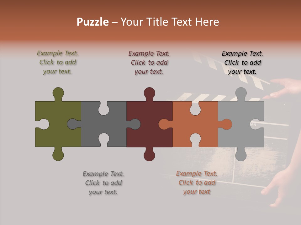 Black Director Actor PowerPoint Template