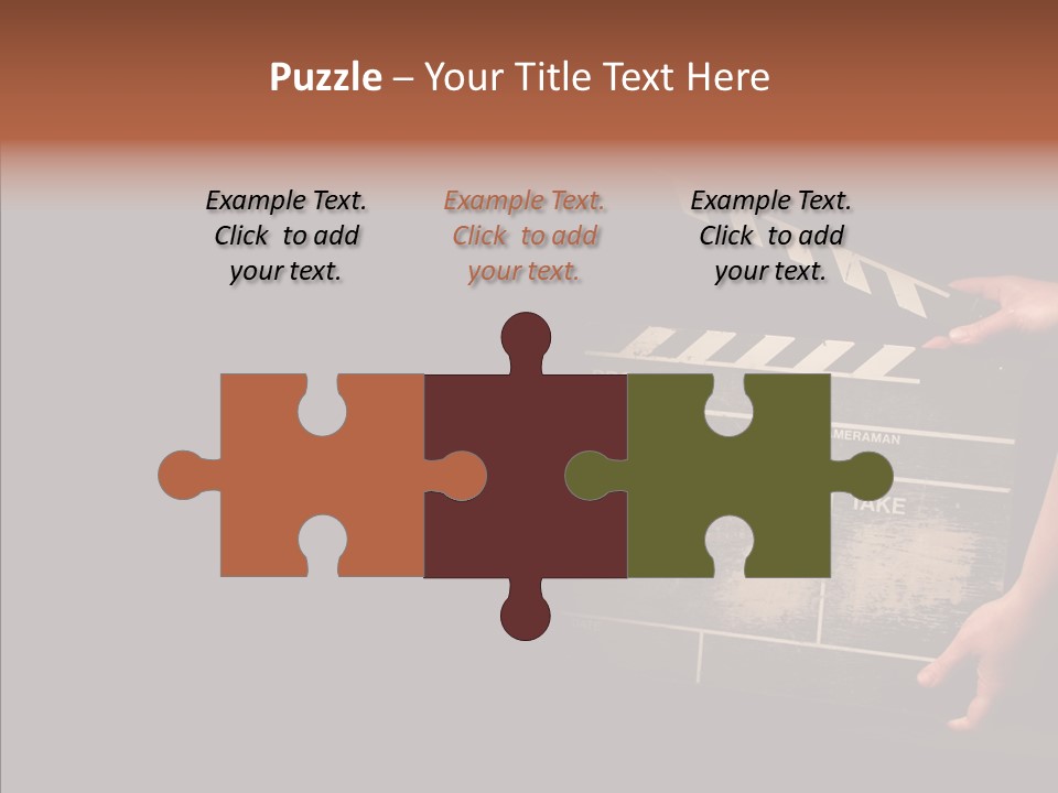 Black Director Actor PowerPoint Template