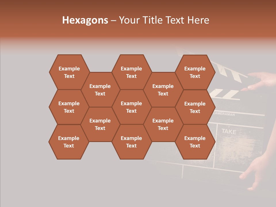 Black Director Actor PowerPoint Template