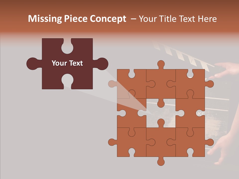 Black Director Actor PowerPoint Template