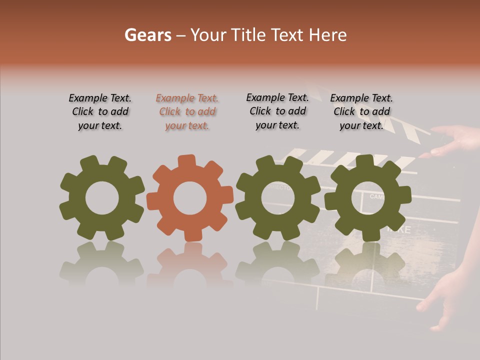 Black Director Actor PowerPoint Template