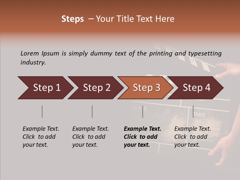 Black Director Actor PowerPoint Template