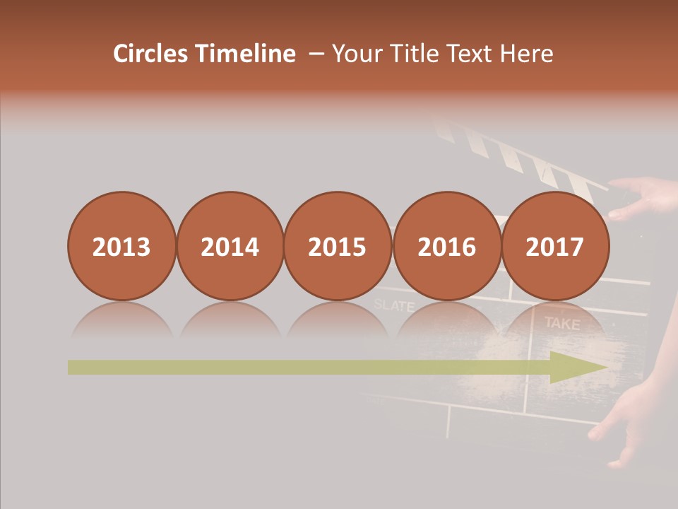 Black Director Actor PowerPoint Template