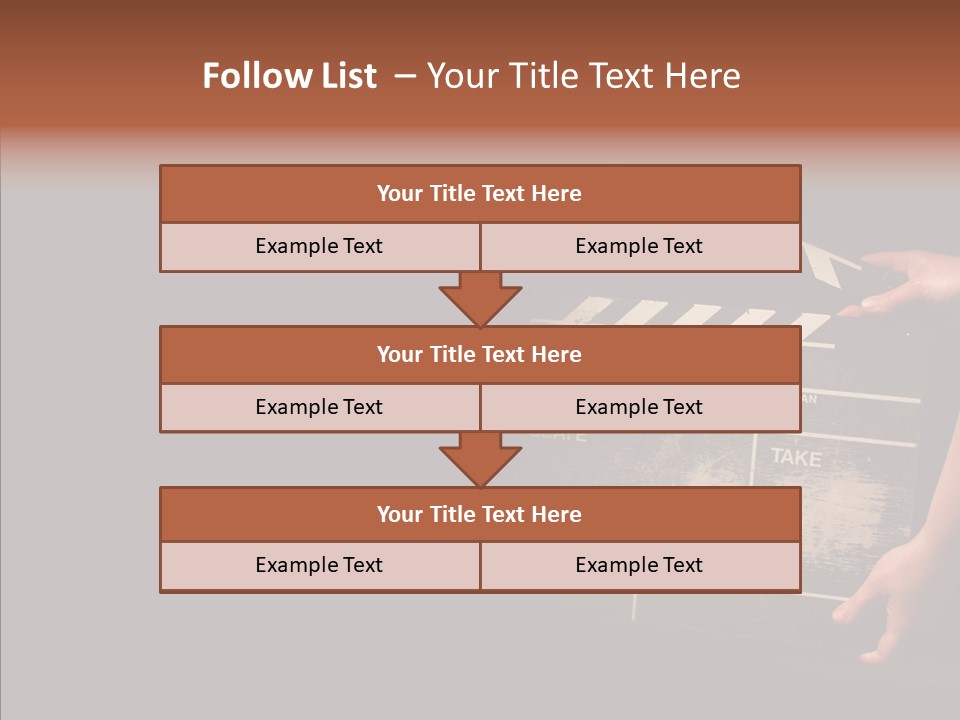 Black Director Actor PowerPoint Template
