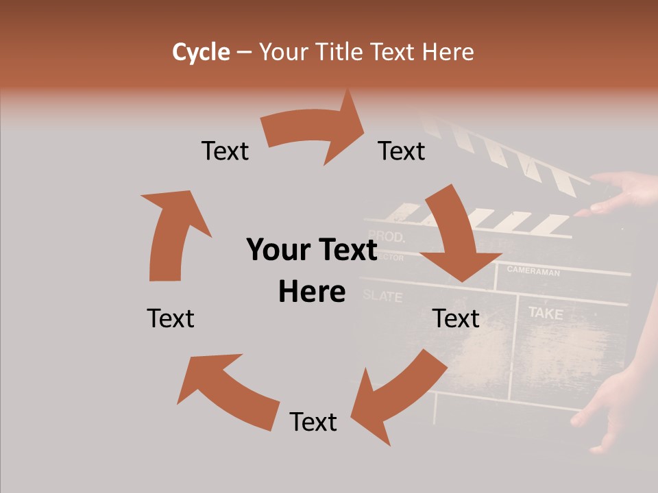 Black Director Actor PowerPoint Template