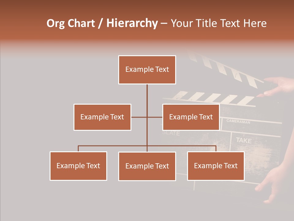 Black Director Actor PowerPoint Template