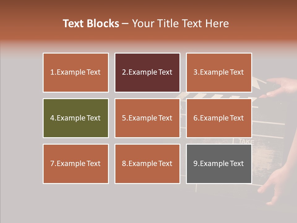 Black Director Actor PowerPoint Template